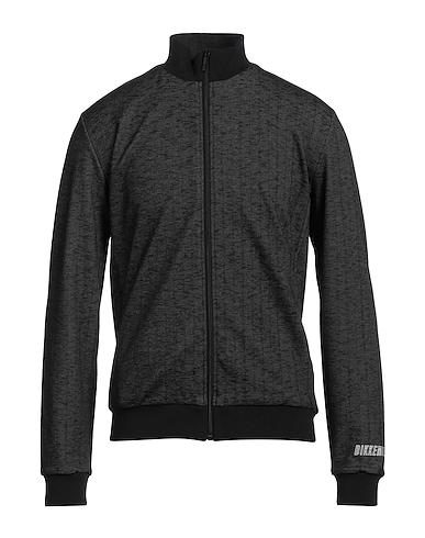 BIKKEMBERGS Sweatshirt Black 64% Viscose, 34% Polyester, 2% Elastane
