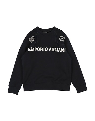 EMPORIO ARMANI Sweatshirt Midnight blue 100% Cotton