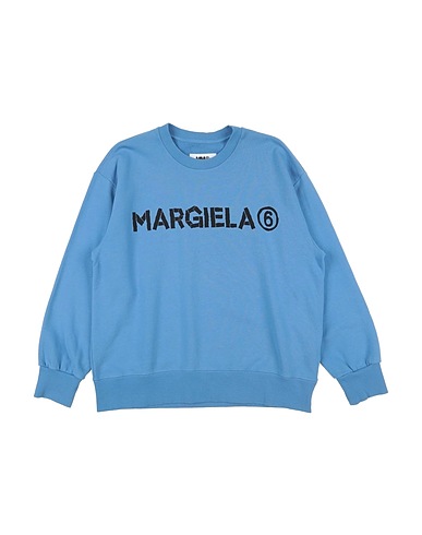 MM6 MAISON MARGIELA Sweatshirt Light blue 100% Cotton, Elastane