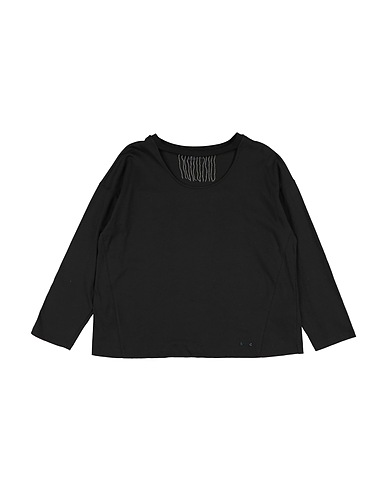 MONNALISA T-shirt Black 100% Cotton