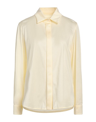 CIRCOLO 1901 Solid color shirts & blouses Yellow 100% Cotton