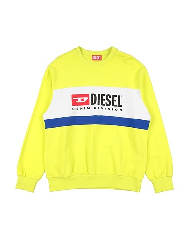 DIESEL Sweatshirt Lime green 100% Cotton