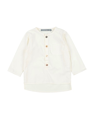 MINIMU' Camicie e bluse tinta unita Avorio 96% Cotone, 4% Elastan