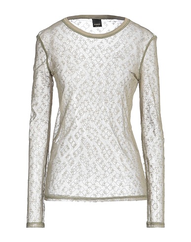 PINKO Top Sage green 91% Nylon, 9% Elastane, Cotton