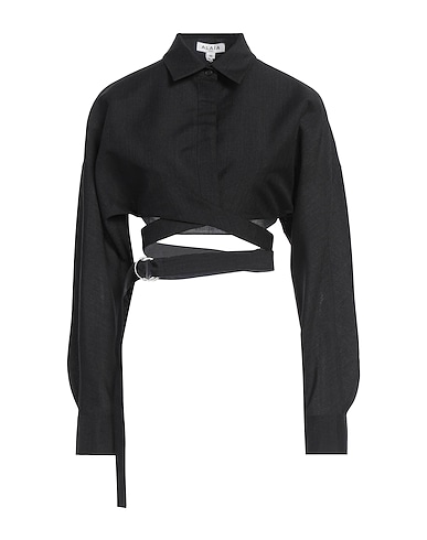 ALAÏA Solid colour shirts & blouses Charcoal 60% Mohair wool, 40% Wool
