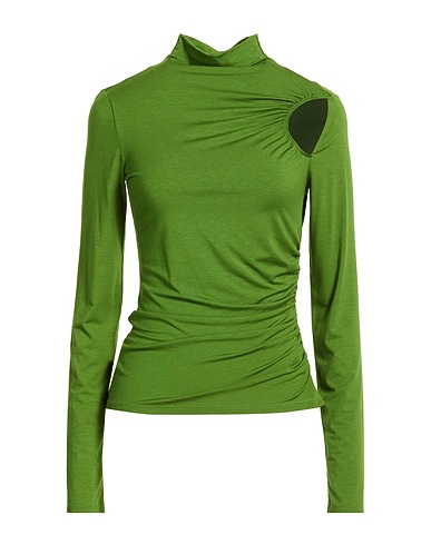 PATRIZIA PEPE T-shirt Πράσινο 92% Βισκόζη, 8% Ελαστάνη