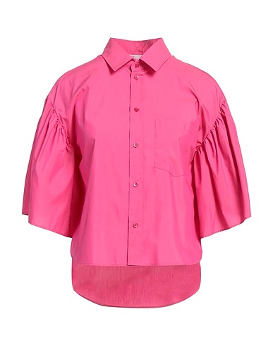REDValentino Solid colour shirts & blouses Fuchsia 65% Cotton, 35% Polyester