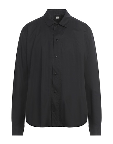 C.P. COMPANY Solid colour shirt Black 100% Cotton