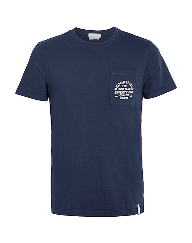 BROOKSFIELD T-shirt Midnight blue 100% Cotton