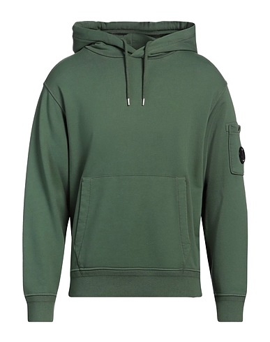 C.P. COMPANY Hooded sweatshirt Green 100% Cotton