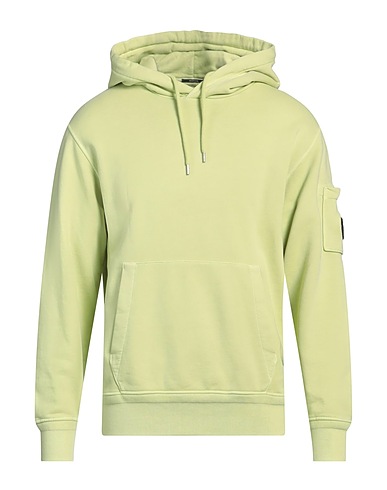 C.P. COMPANY Hooded track jacket  Lime green 100% Cotton