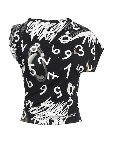 VIVIENNE WESTWOOD T-shirt Black 95% Viscose, 5% Elastane