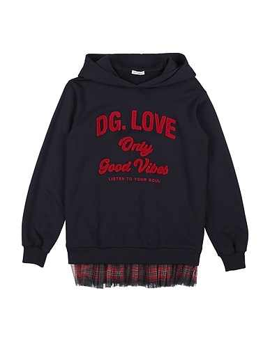 DSQUARED2 Sweatshirt Midnight blue 90% Cotton, 10% Polyester, Virgin Wool
