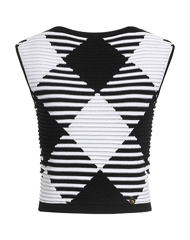 BALMAIN Top Black 83% Viscose, 17% Polyester