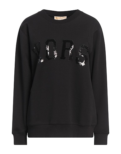 MICHAEL MICHAEL KORS Sweatshirt Black 70% Organic cotton, 30% Recycled polyester, Plastic, Elastane
