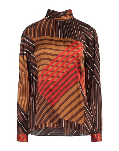 CALIBAN Top Brown 100% Viscose