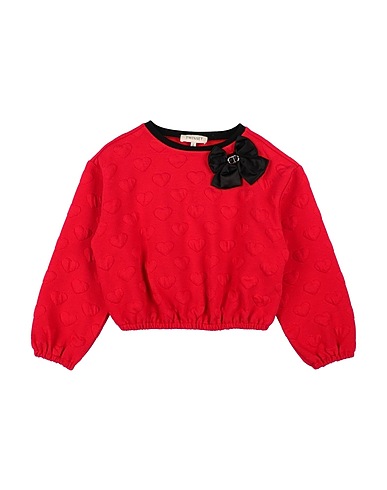 TWINSET Sweatshirt Rot 82% Polyester, 17% Baumwolle, 1% Elastan