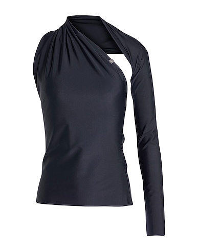 1017 ALYX 9SM One-shoulder top Black 78% Polyamide, 22% Elastane
