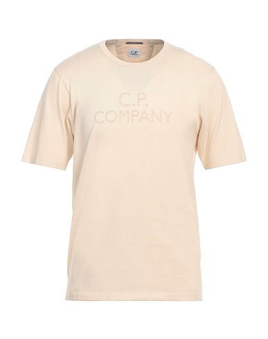 C.P. COMPANY T-shirt Beige 100% Cotton