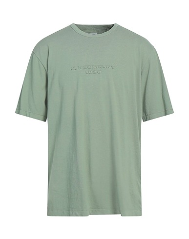 C.P. COMPANY T-shirt Ανοιχτό πράσινο 100% Βαμβάκι