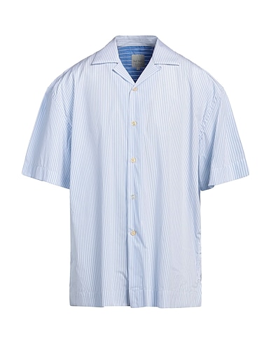 PAUL SMITH Striped shirt Sky blue 100% Cotton