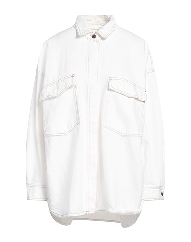 AMERICAN VINTAGE Denim shirt White 100% Cotton