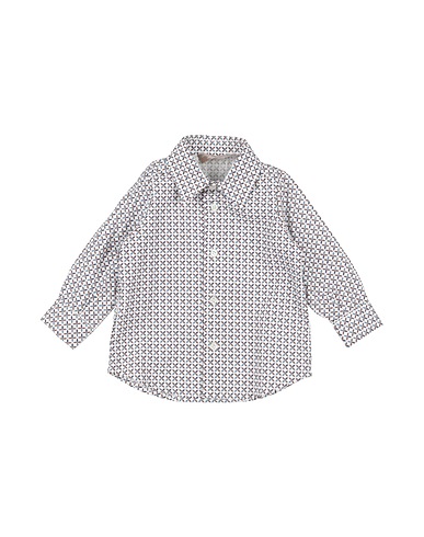 LA STUPENDERIA Patterned shirt White 100% Cotton