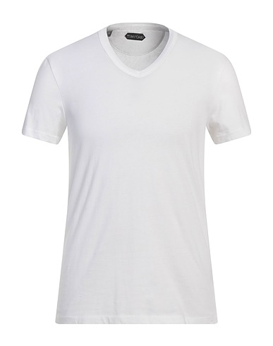 TOM FORD Basic T-Shirt White 100% Cotton