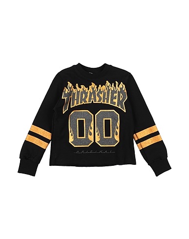 THRASHER Sweat-shirt Noir 100% Coton