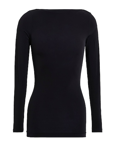 WOLFORD T-shirt NERO 86% Polyamide, 14% Elastane