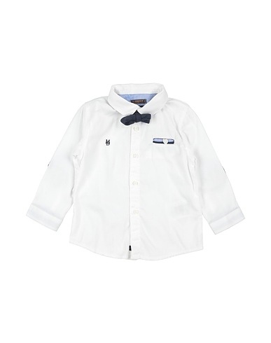 MAYORAL Patterned shirt White 96% Cotton, 3% Polyester, 1% Elastane