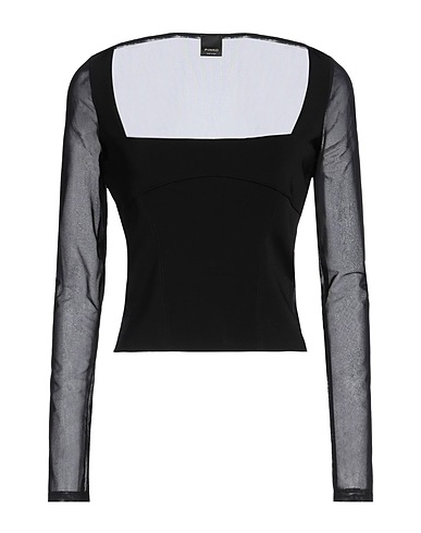 PINKO Top Black 80% Polyamide, 20% Elastane