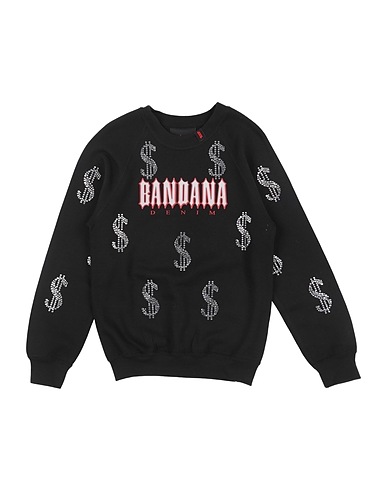 BANDANA Felpa Nero 80% Cotone, 20% Poliestere