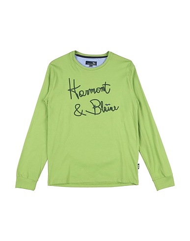 HARMONT & BLAINE T-shirt Light green 100% Organic cotton