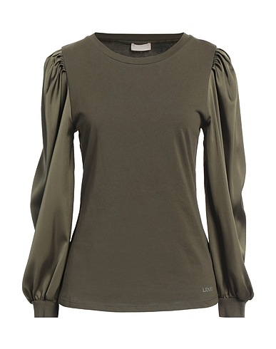 LIU •JO T-shirt Military green 100% Cotton