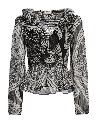 LIU •JO Top Black 100% Polyester