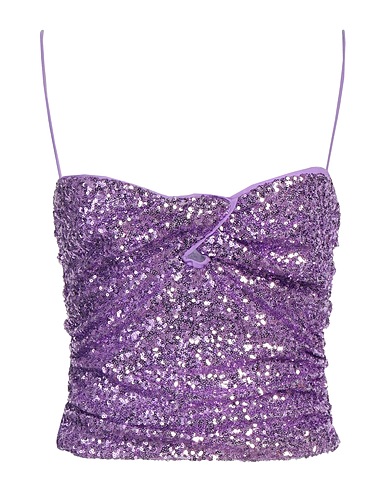 PINKO Top Lilac 95% Polyamide, 5% Elastane