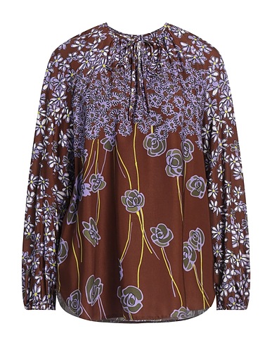 MANILA GRACE Top Brown 100% Viscose