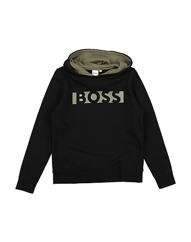 BOSS Sweatshirt Black 87% Cotton, 13% Polyester