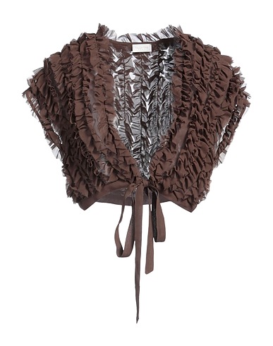 VALENTINO GARAVANI Shrug Brown 100% Silk