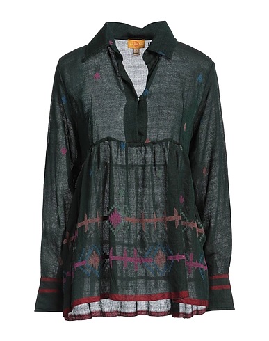 FRANCESCA BASSI Top Dark green 100% Wool
