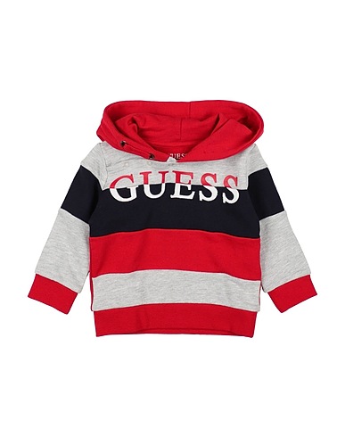 GUESS Sweatshirt Red 100% Cotton