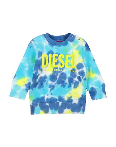 DIESEL Sweatshirt Sky blue 100% Cotton