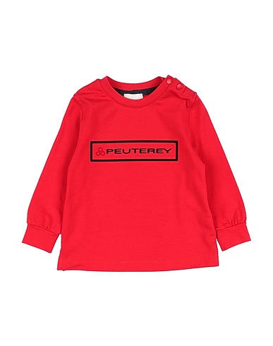 PEUTEREY T-shirt Red 95% Cotton, 5% Elastane