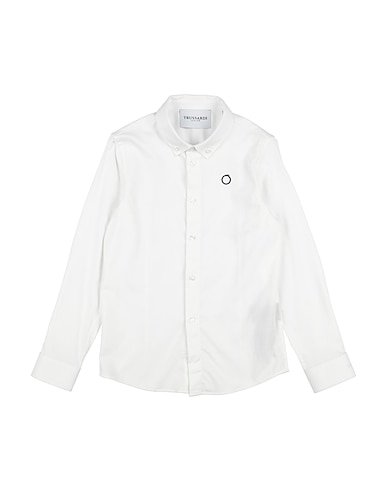 TRUSSARDI JUNIOR Solid colour shirt 49% Polyester, 48% Bamboo, 3% Elastane