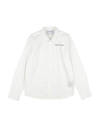 TRUSSARDI JUNIOR Patterned shirt White 100% Cotton