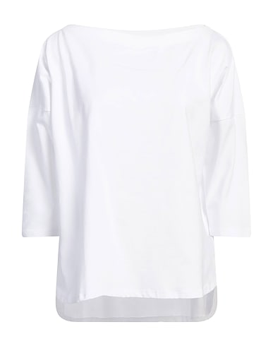 WILD CASHMERE T-shirt White 95% Cotton, 5% Elastane