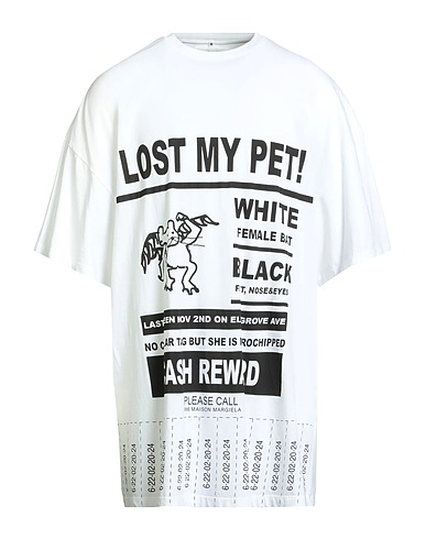 MM6 MAISON MARGIELA Oversize-T-Shirt White 100% Cotton