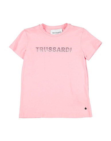 TRUSSARDI JUNIOR 티셔츠 핑크 94% 코튼, 6% 엘라스테인