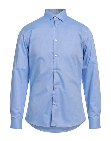 SELECTED HOMME Camicia tinta unita Blu chiaro 53% Cotone organico, 47% Cotone